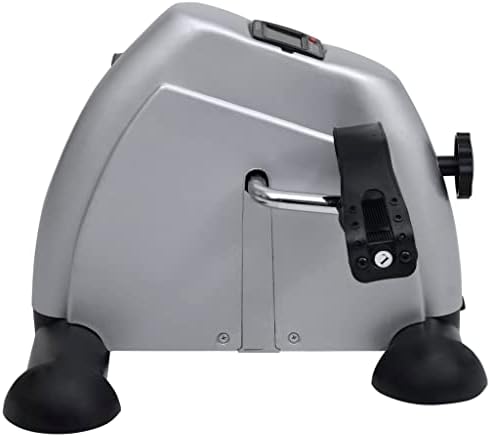 Sporting Goods,Exercise,Silver Mini Exercise Bike with Plastic Flywheel,Fitness,Cardio,Cardio Machines,Exercise Bikes|B0D2HQ4PB4