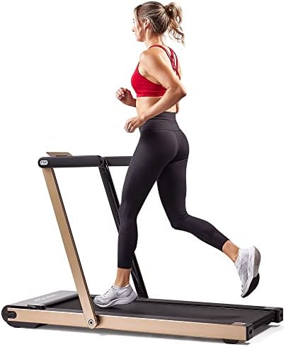 Sunny Health & Fitness Premium Slim Folding Treadmill, Fully Assembled|B07MW21KMZ