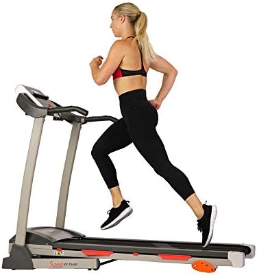 Sunny Health & Fitness Smart Wi-Fi Treadmill w/Shock Absorption|B0DMTQWNG7