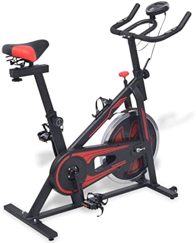 Sporting Goods,Exercise,Exercise Training Bike with Pulse Sensors Black and Red,Fitness,Cardio,Cardio Machines,Exercise Bikes|B0D2R9Y2GL