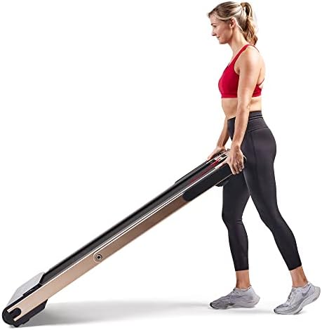 Sunny Health & Fitness Premium Slim Folding Treadmill, Fully Assembled|B07MW21KMZ