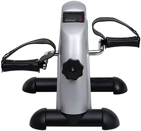 Sporting Goods,Exercise,Silver Mini Exercise Bike with Plastic Flywheel,Fitness,Cardio,Cardio Machines,Exercise Bikes|B0D2HQ4PB4