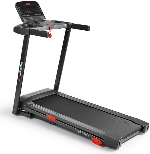 Sunny Health & Fitness Smart Wi-Fi Treadmill w/Shock Absorption|B0DMTQWNG7