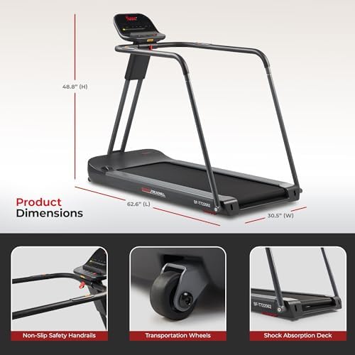 Sunny Health & Fitness Treadpad Low Profile Treadmill Walking Pad|B0BV5FMX74