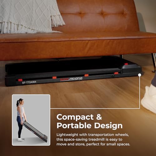 Sunny Health & Fitness Wi-Fi Treadpad Walking Treadmill, Fully Assembled|B0DMGF2DSC